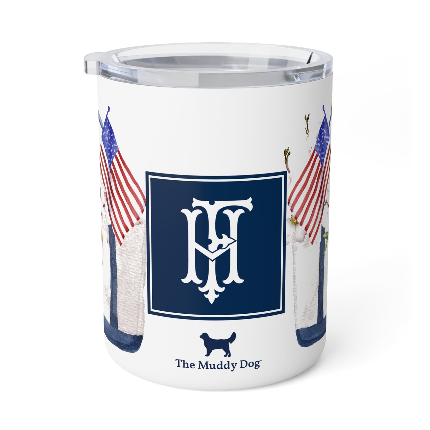 Dogwood Patriotic Tote Insulated Travel Multi Mug With Optional Monogram