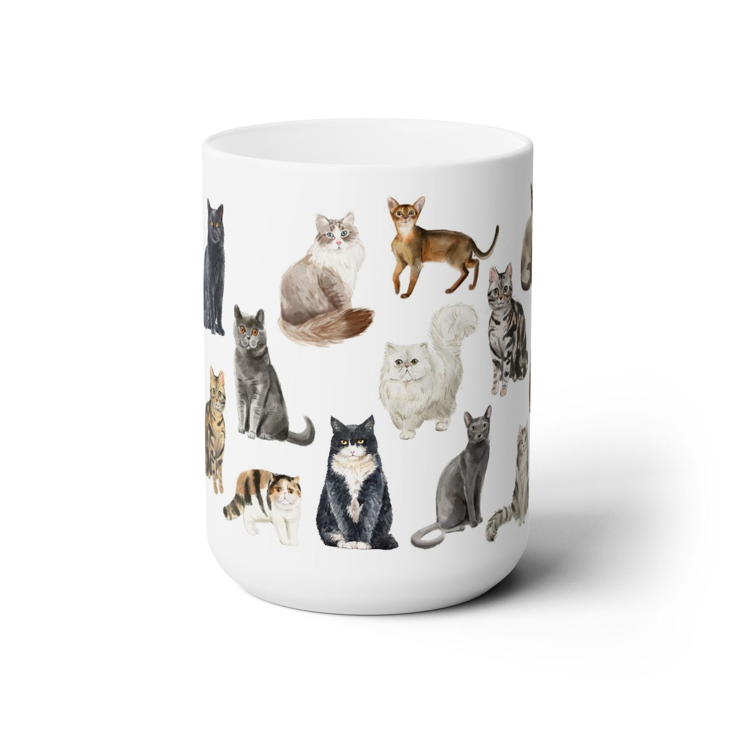 Curious Cats Ceramic Mug