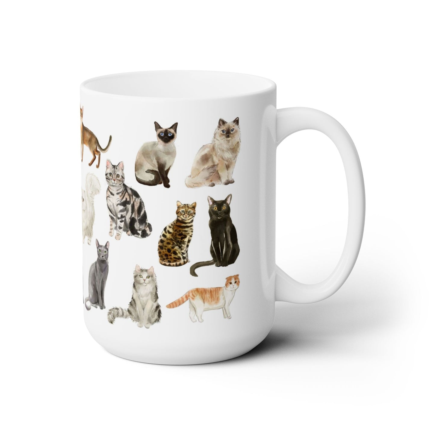 Curious Cats Ceramic Mug