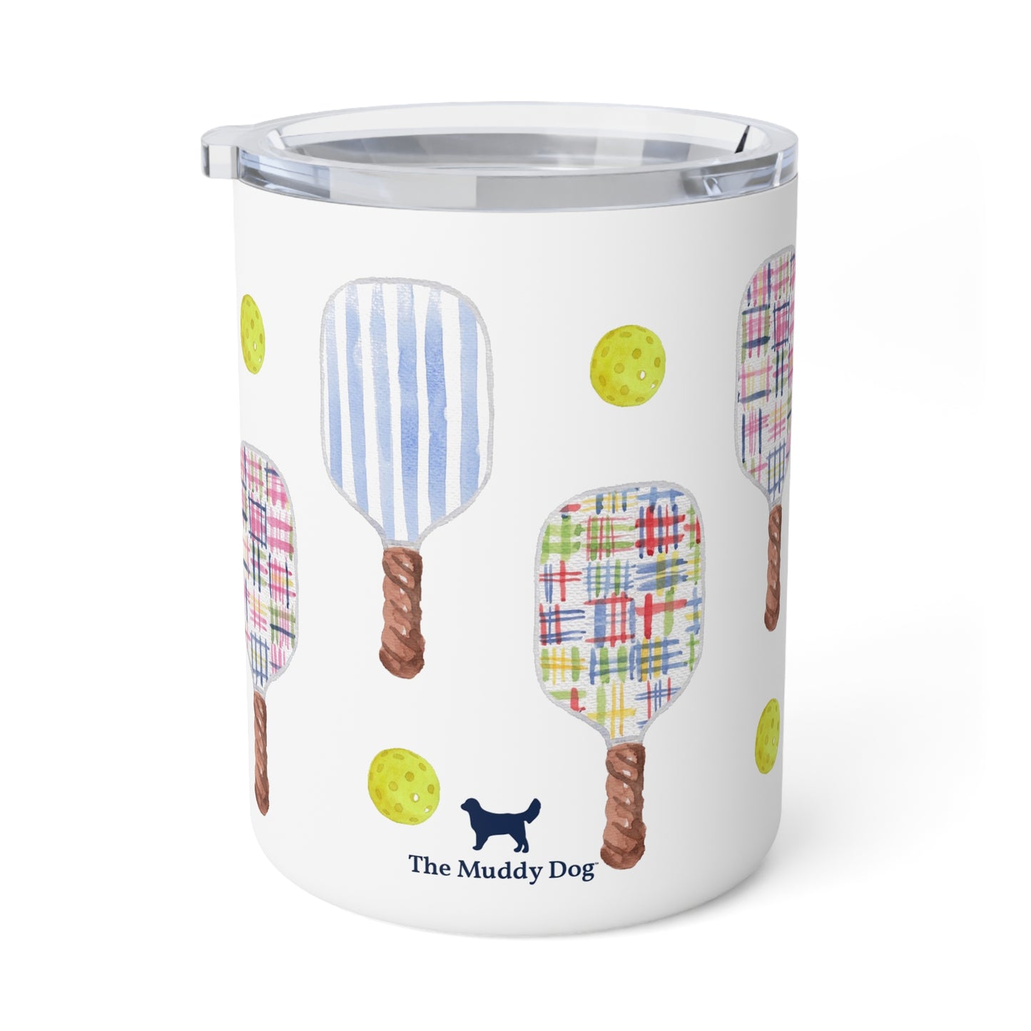 Pickleball Insulated Travel Multi Mug With Optional Monogram - Marblehead Madras