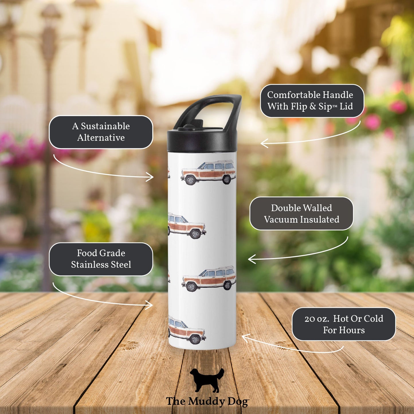 Islesboro Tote Insulated Water Bottle