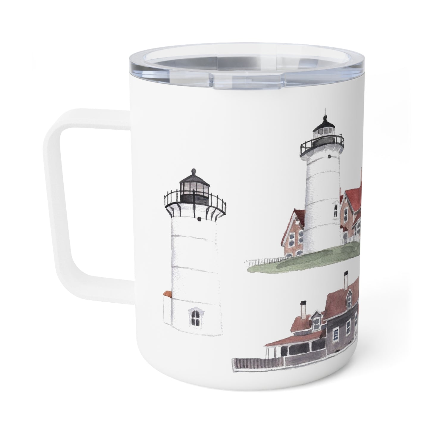 Cape Cod Lighthouses Insulated Mug With Optional Monogram