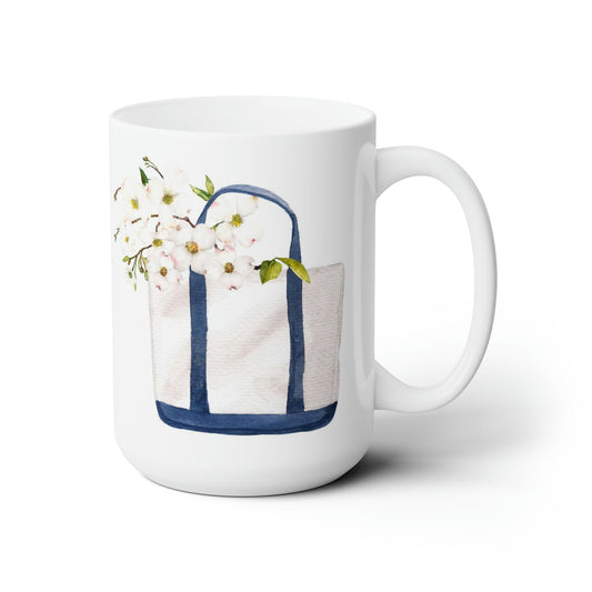 Dogwood Tote Ceramic Mug