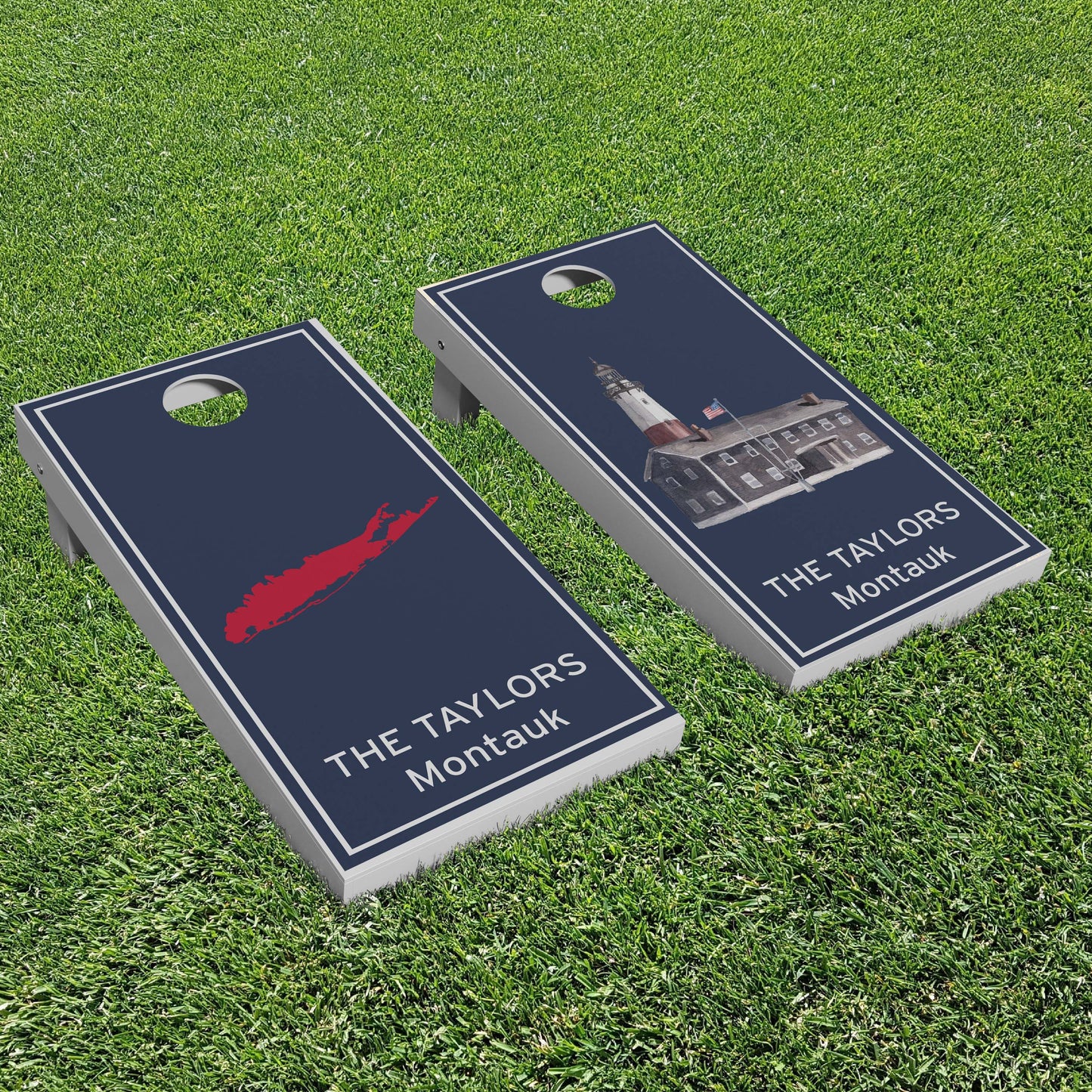 Luxury Personalized Long Island Eco-Friendly Cornhole Boards - A Perfect Gift!