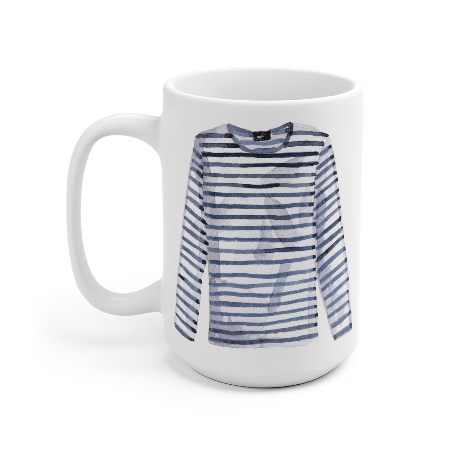 Breton Shirt Ceramic Mug